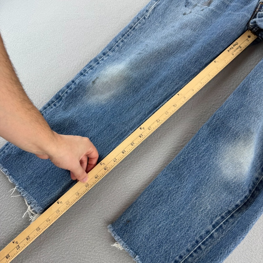 Vintage Levis Jeans Mens 34 (Fits 30x24) 501 XX Cropped Made in USA - Picture 11 of 16